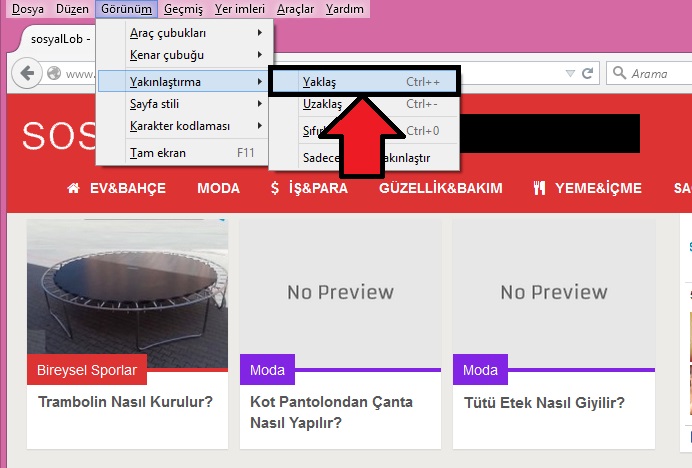 Bilgisayarda Zoom(Yakınlaştırma) Nasıl Yapılır?