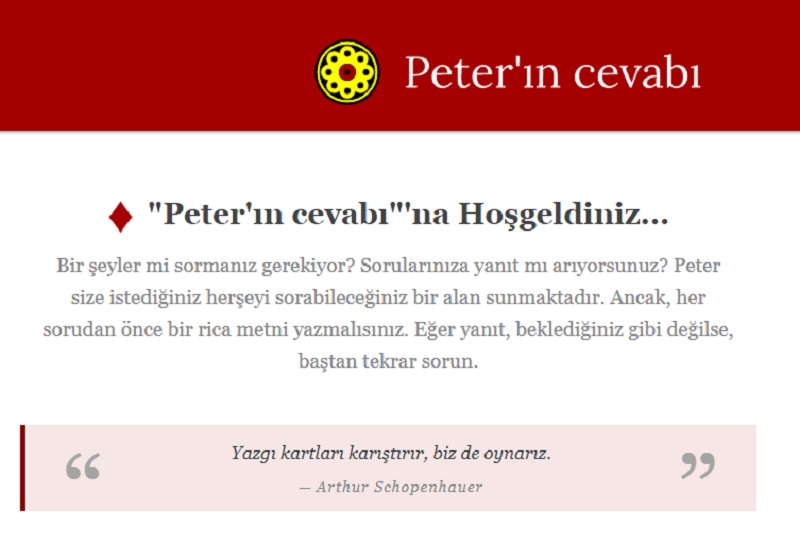 Peter Answers Kullanımı – egitimpekinasil