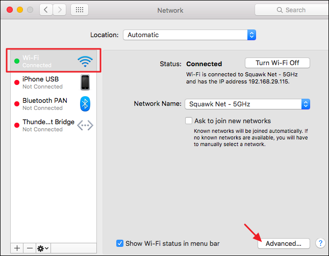 MAC’de IP Adresini Nasıl Öğrenirsin